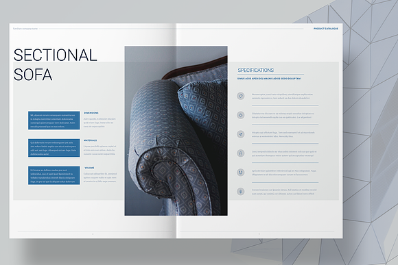 Interior Design Product Catalog in Brochure Templates - product preview 2