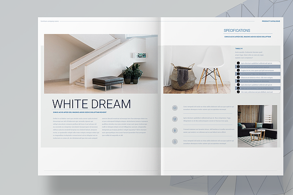 Interior Design Product Catalog in Brochure Templates - product preview 3