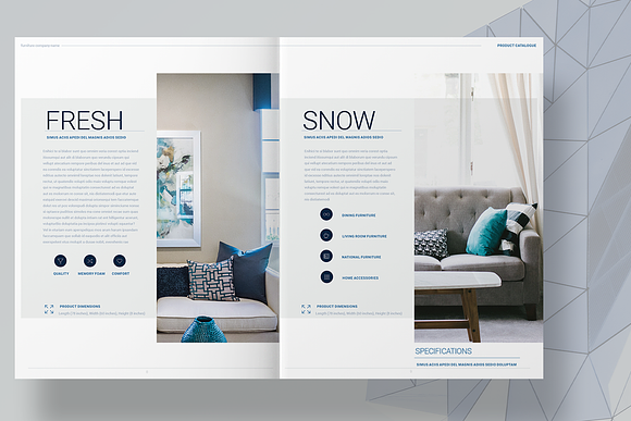 Interior Design Product Catalog in Brochure Templates - product preview 4