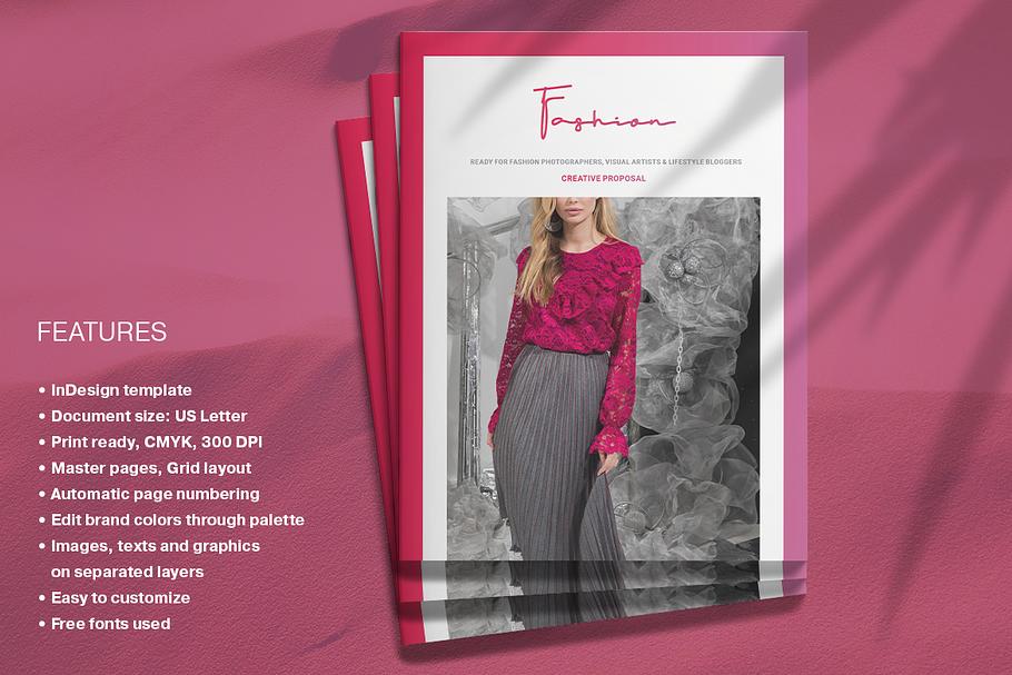 Fashion Proposal Layout in Brochure Templates - product preview 8