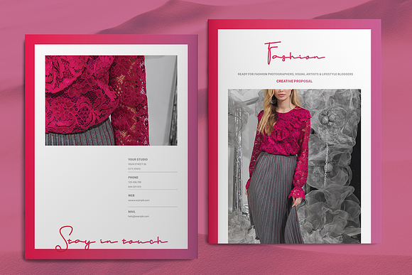 Fashion Proposal Layout in Brochure Templates - product preview 1
