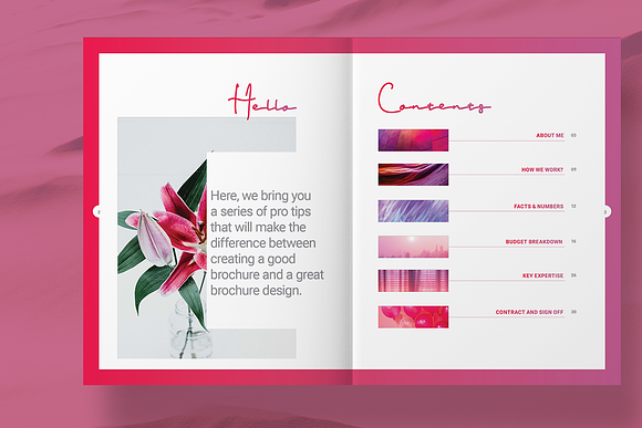 Fashion Proposal Layout in Brochure Templates - product preview 2