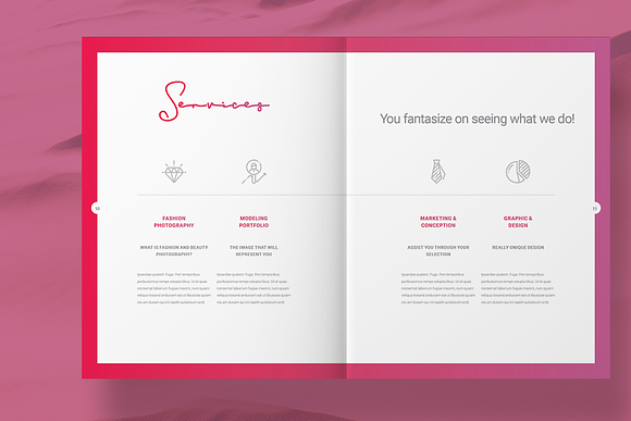 Fashion Proposal Layout in Brochure Templates - product preview 6