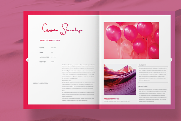 Fashion Proposal Layout in Brochure Templates - product preview 8