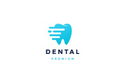 dental dash logo vector icon