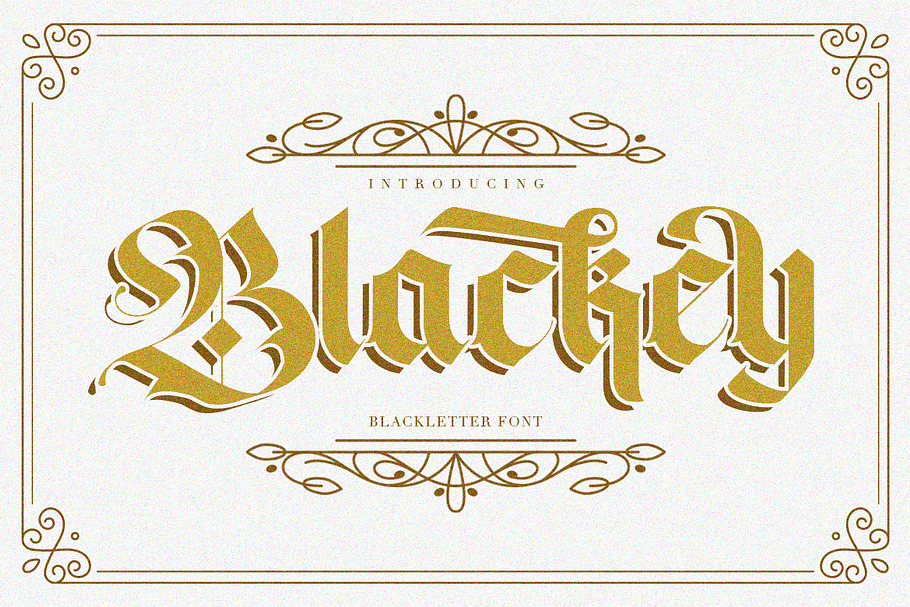 Blackey Blackletter Font in Blackletter Fonts - product preview 8