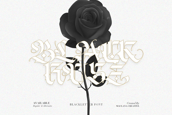 Blackey Blackletter Font in Blackletter Fonts - product preview 4