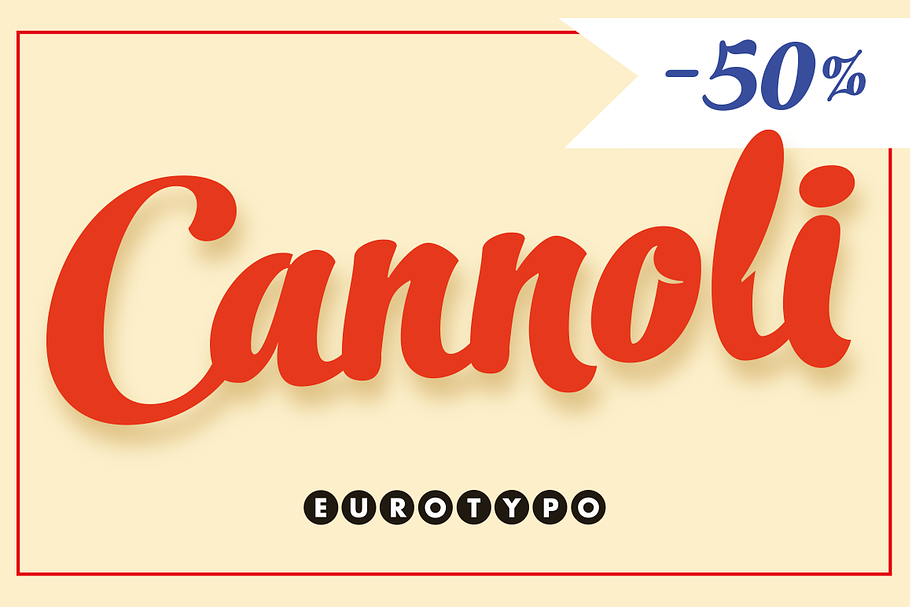 Cannoli in Script Fonts - product preview 8