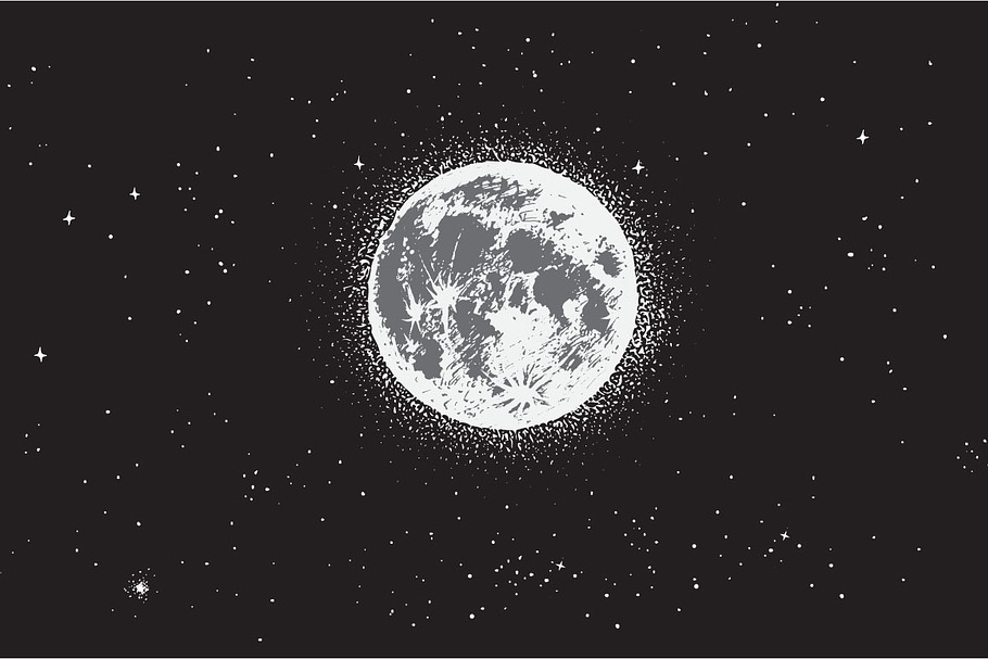Full Moon in Illustrations - product preview 8