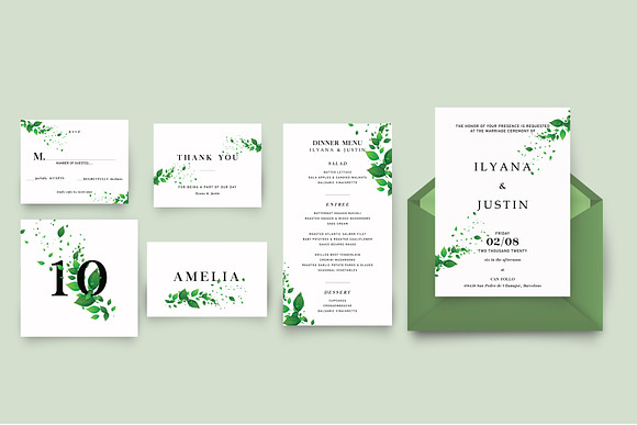 Gumez Wedding Suite template in Wedding Templates - product preview 1