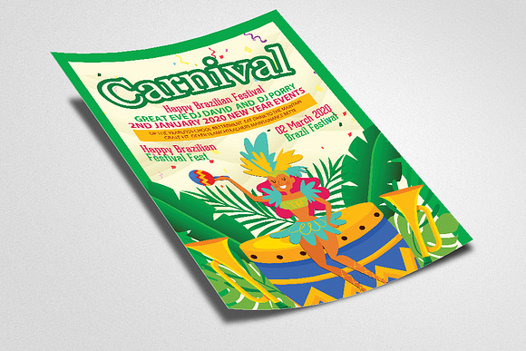 Brazilain Carnival Festival Flyer in Flyer Templates - product preview 1