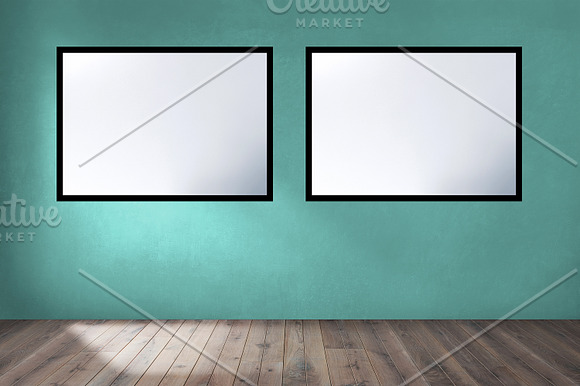 Interior Empty Room Frame Mockup in Product Mockups - product preview 3