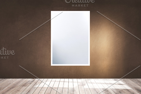 Frame Mockup Empty Room in Product Mockups - product preview 1