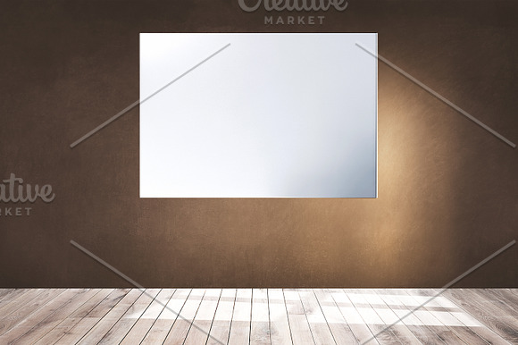 Frame Mockup Empty Room in Product Mockups - product preview 4