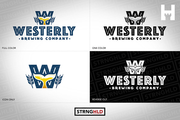 Brewing Company Vector Logo Template in Logo Templates - product preview 2