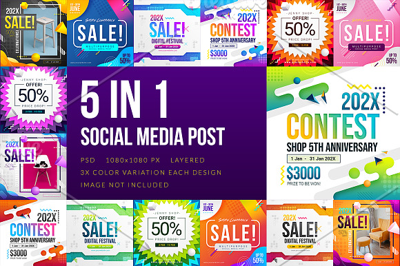 Sales Social Media Post in Instagram Templates - product preview 1