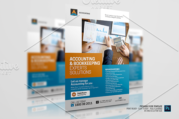 General Accounting and Bookkeeping in Flyer Templates - product preview 2