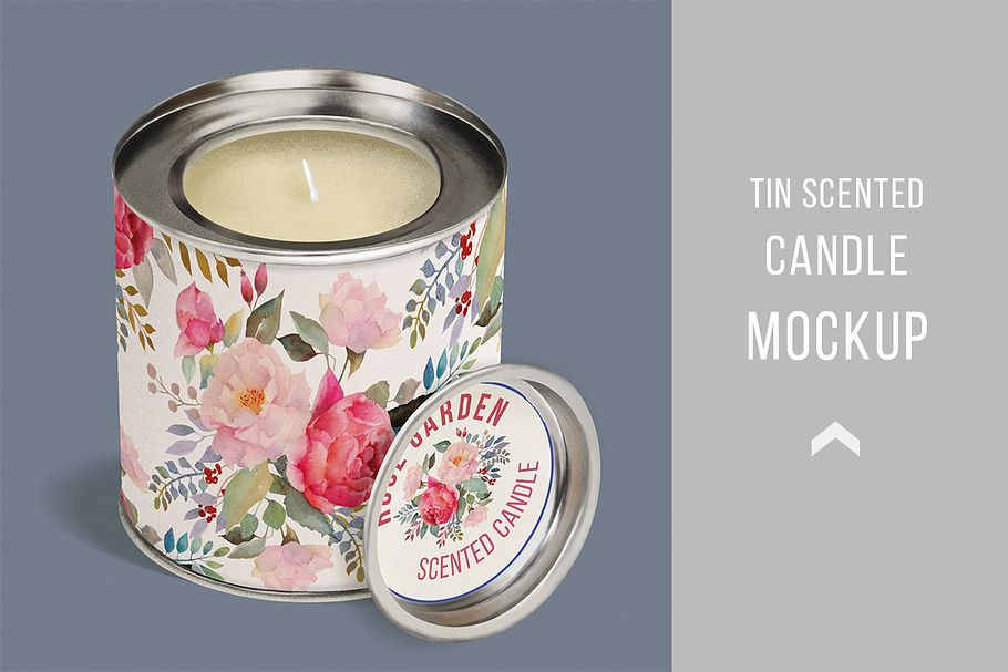 Candle Tin Mock Up in Product Mockups - product preview 8