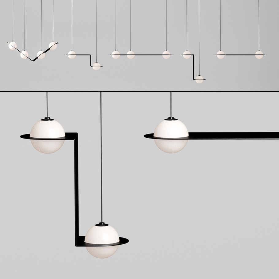 Laurent Suspension Light Collection in Furniture - product preview 1