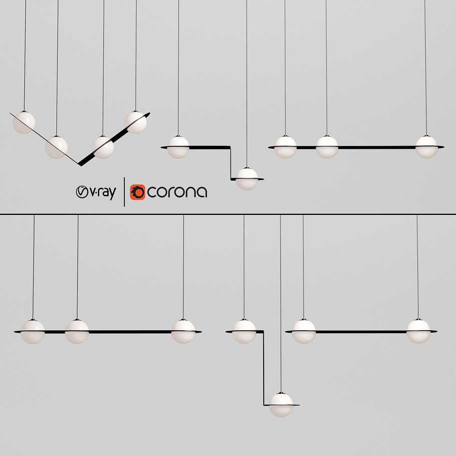 Laurent Suspension Light Collection in Furniture - product preview 3