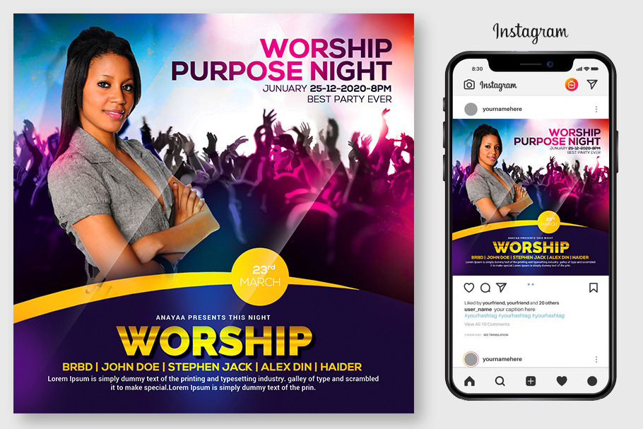 Worship Purpose Conference Flyer