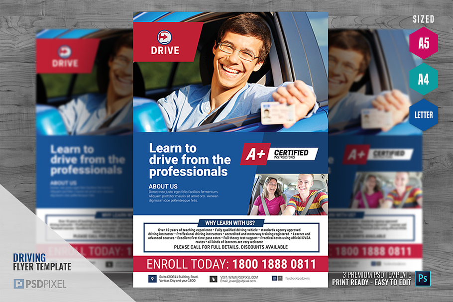 Learn to Drive Services Flyer