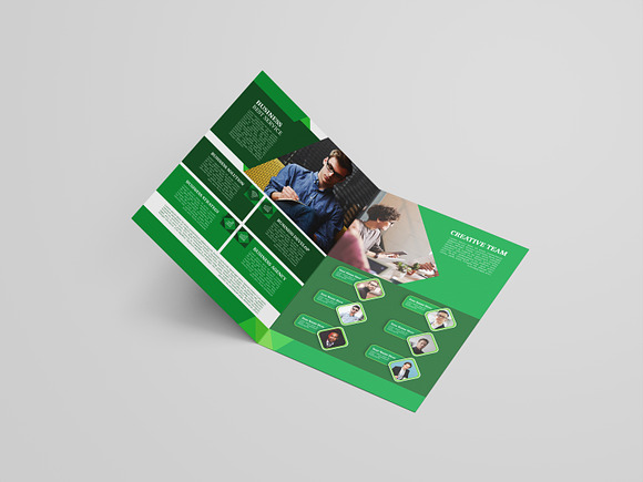 Abstract Annual Report Brochure in Brochure Templates - product preview 4