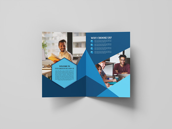 Abstract Annual Report Brochure in Brochure Templates - product preview 5