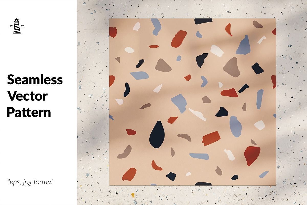 Terrazzo seamless pattern in Patterns - product preview 8