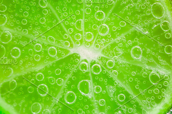 texture of lime fruit background