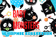 Baby Monsters Graphics Set