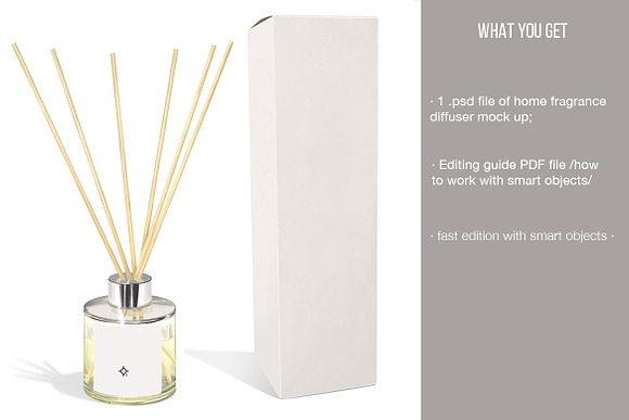 Diffuser home fragrance Mockup in Product Mockups - product preview 1