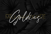 Goldies Signature Font