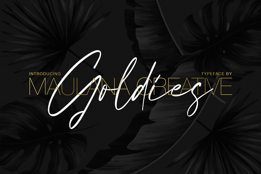 Goldies Signature Font in Script Fonts - product preview 8