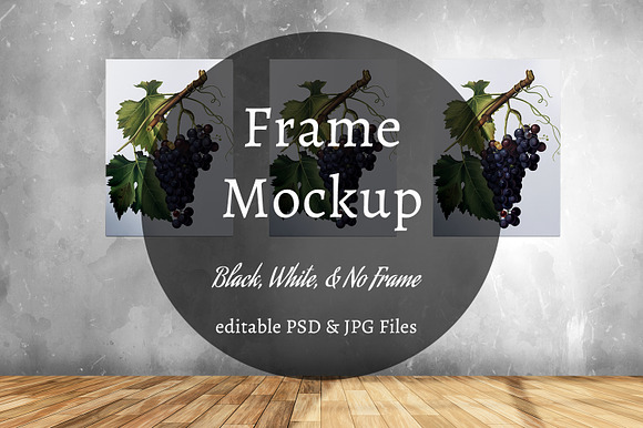 Empty Room Wall Frame Mockup in Product Mockups - product preview 5