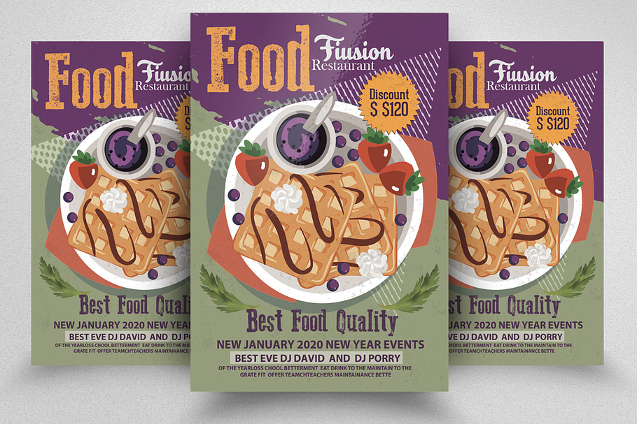 Food Flyer Template in Flyer Templates - product preview 8