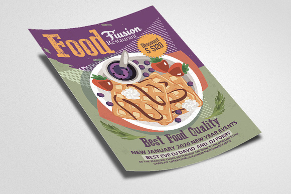 Food Flyer Template in Flyer Templates - product preview 1