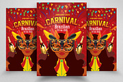 Mardigras Masquerade Carnival Flyer