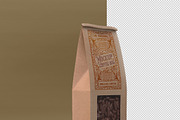 Paper Coffee Bag With Window Mockup