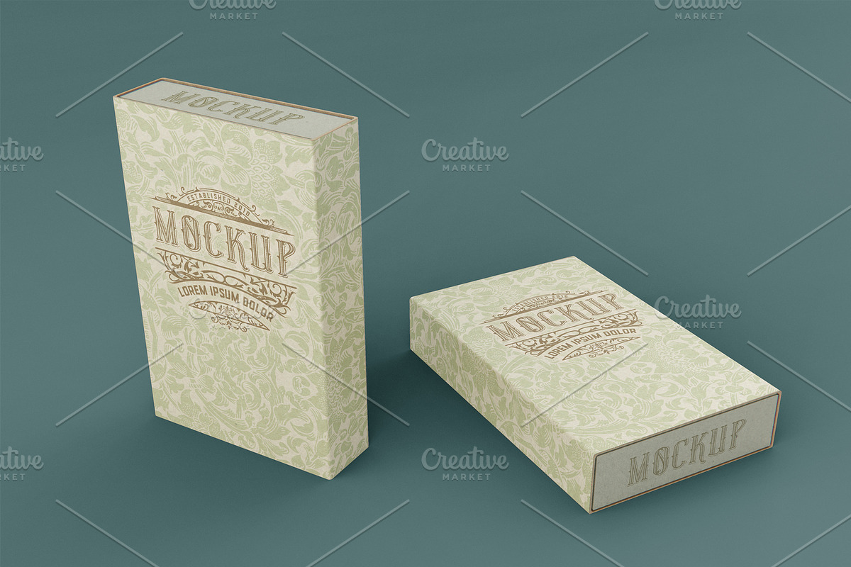 Kraft Box Mockup in Product Mockups - product preview 8