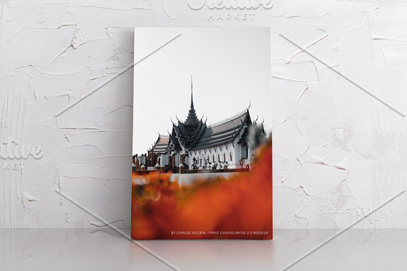 Portrait Canvas Ratio 2x3 Mockup 01 in Print Mockups - product preview 1