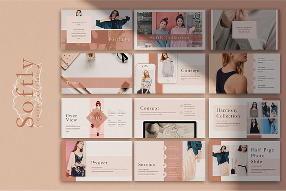 Softly - Powerpoint Template in PowerPoint Templates - product preview 5