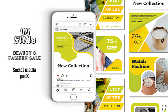 Product Sale Social Media Pack in Instagram Templates - product preview 2