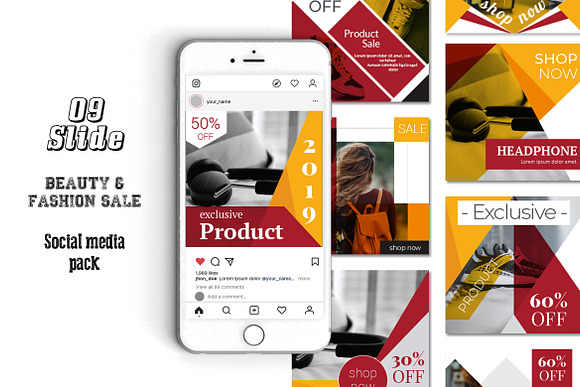 Best Product Sale Social Media Pack in Instagram Templates - product preview 1