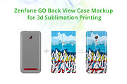 Zenfone GO 3dCase Design Mockup