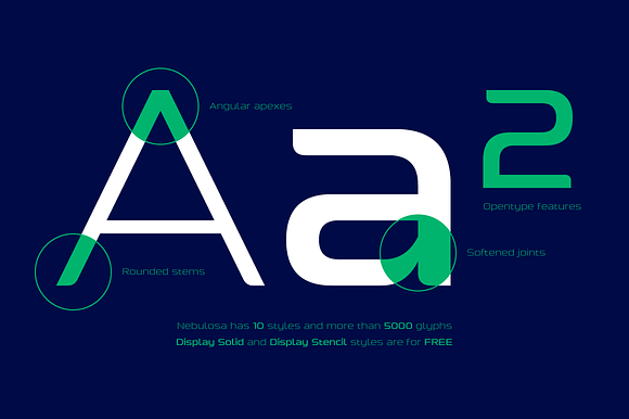 Nebulosa Font Family in Sans-Serif Fonts - product preview 2