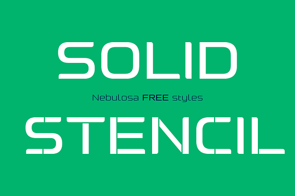 Nebulosa Font Family in Sans-Serif Fonts - product preview 4