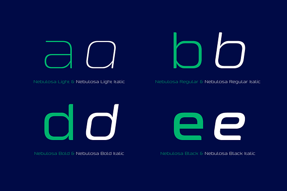 Nebulosa Font Family in Sans-Serif Fonts - product preview 5