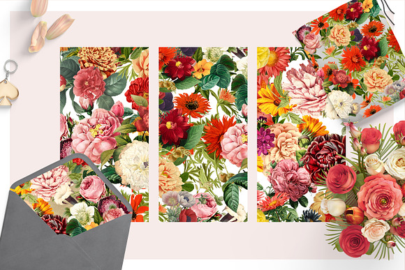 ROYAL - Seamless Flower Patterns in Patterns - product preview 1