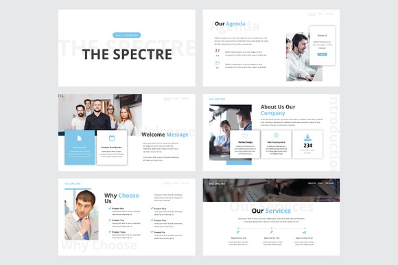 THE SPECTRE - Powerpoint Template in PowerPoint Templates - product preview 1